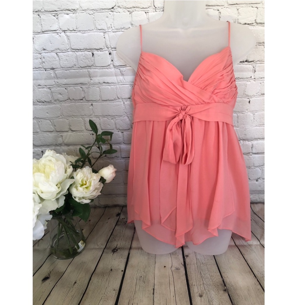 BCBGMaxAzria Spaghetti Strap Blouse